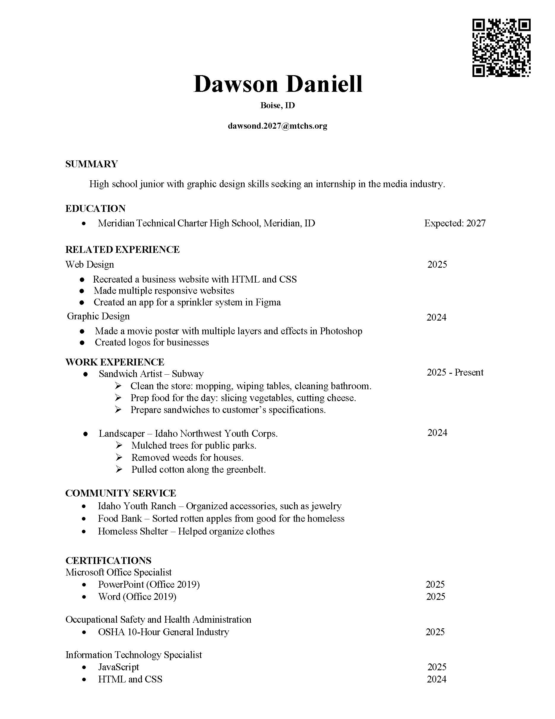 Resume